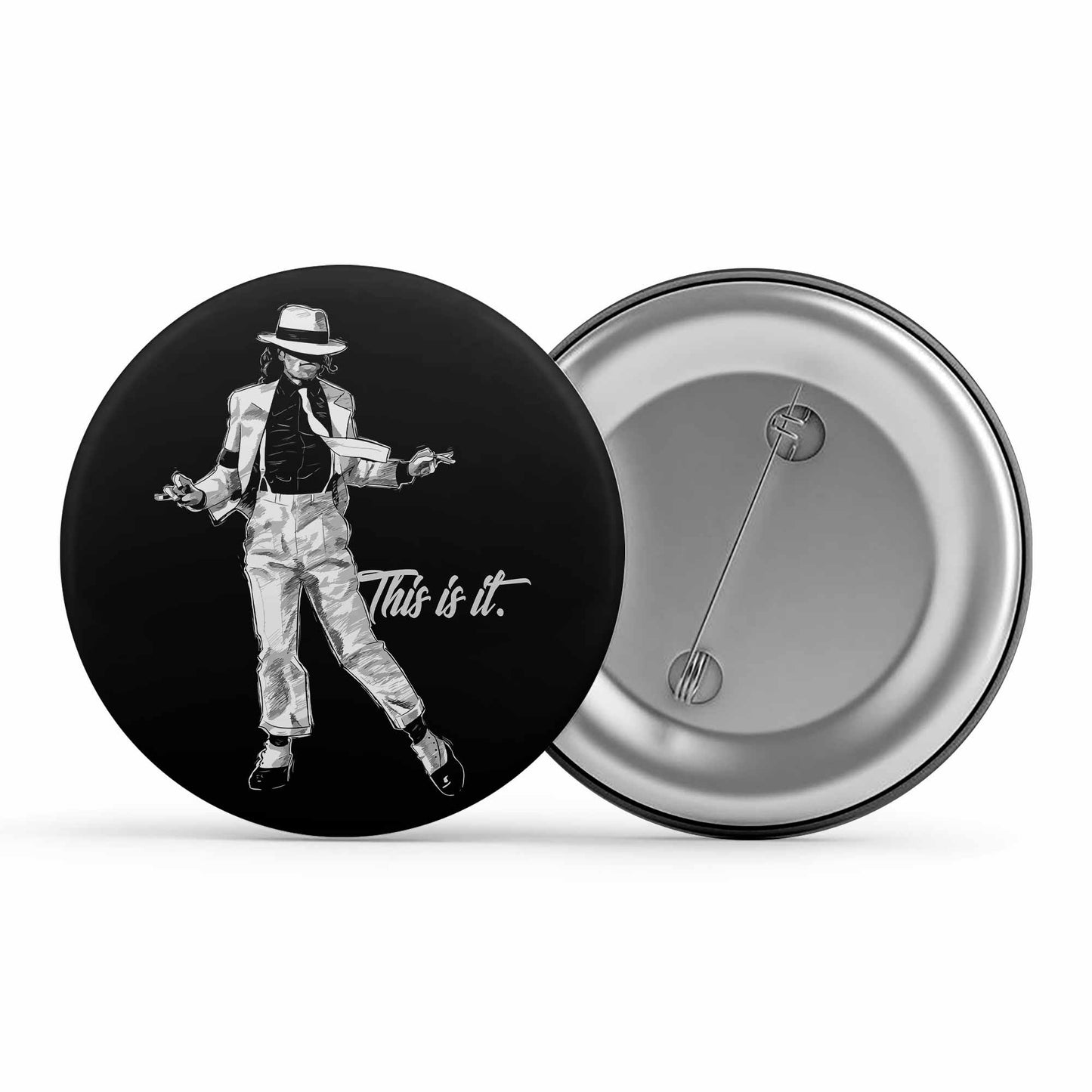 michael jackson this is it badge pin button music band buy online united states of america usa the banyan tee tbt men women girls boys unisex