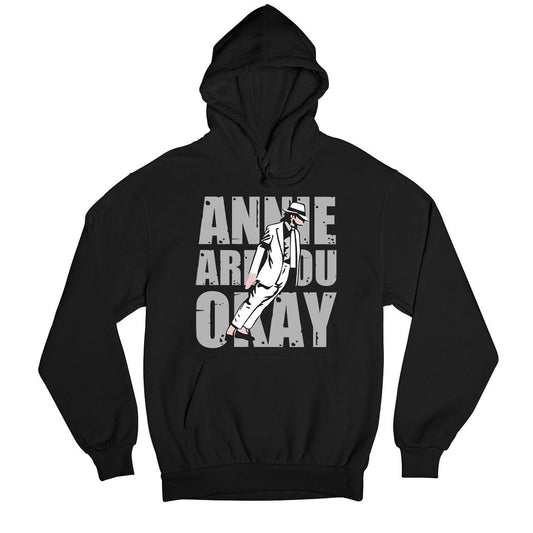 michael jackson annie are you okay hoodie hooded sweatshirt winterwear music band buy online usa united states of america the banyan tee tbt men women girls boys unisex black