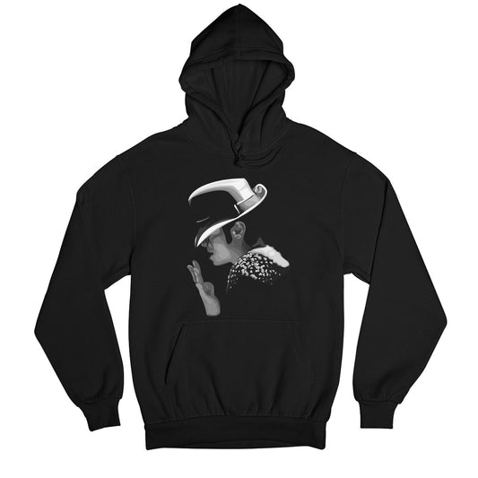 michael jackson fan art hoodie hooded sweatshirt winterwear music band buy online usa united states of america the banyan tee tbt men women girls boys unisex black