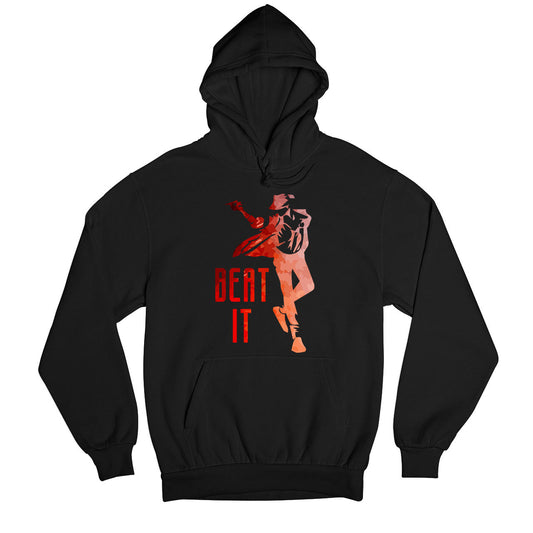 michael jackson beat it hoodie hooded sweatshirt winterwear music band buy online usa united states of america the banyan tee tbt men women girls boys unisex black