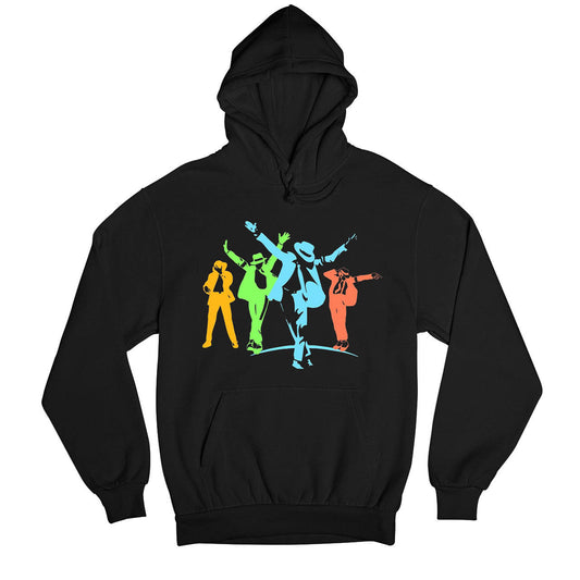 michael jackson neon art hoodie hooded sweatshirt winterwear music band buy online usa united states of america the banyan tee tbt men women girls boys unisex black