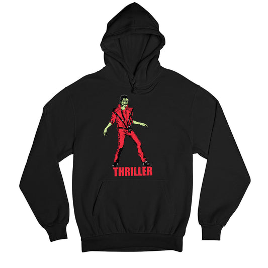 michael jackson thriller hoodie hooded sweatshirt winterwear music band buy online usa united states of america the banyan tee tbt men women girls boys unisex black