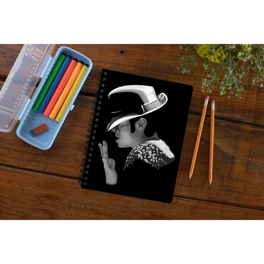 michael jackson artwork notebook notepad diary buy online united states of america usa the banyan tee tbt unruled