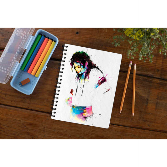 michael jackson fan art notebook notepad diary buy online united states of america usa the banyan tee tbt unruled