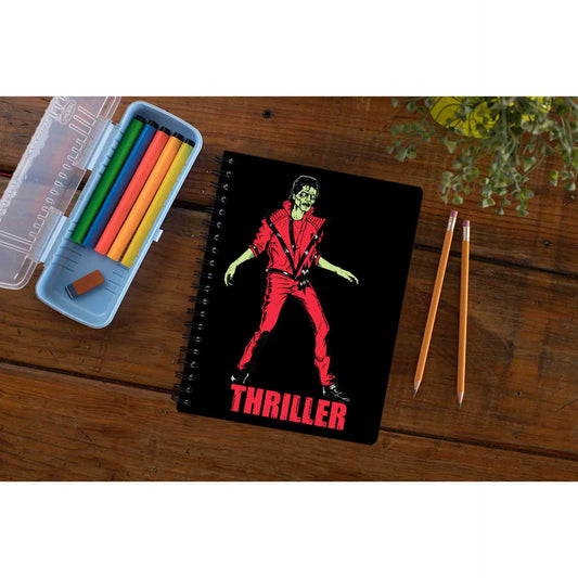 michael jackson thriller notebook notepad diary buy online united states of america usa the banyan tee tbt unruled
