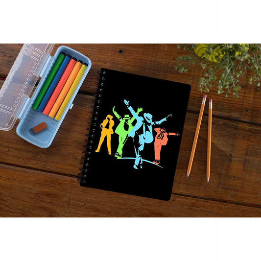 michael jackson neon art notebook notepad diary buy online united states of america usa the banyan tee tbt unruled