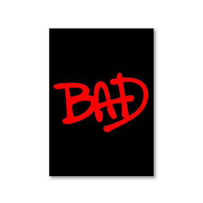 michael jackson bad poster wall art buy online united states of america usa the banyan tee tbt a4