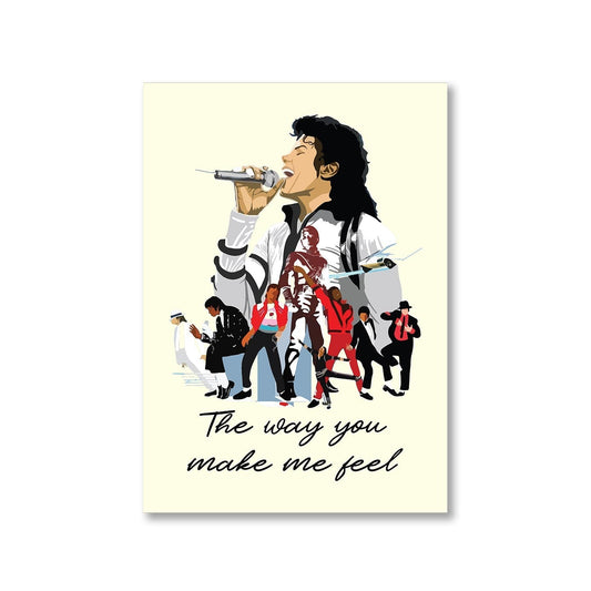 michael jackson the way you make me feel poster wall art buy online united states of america usa the banyan tee tbt a4