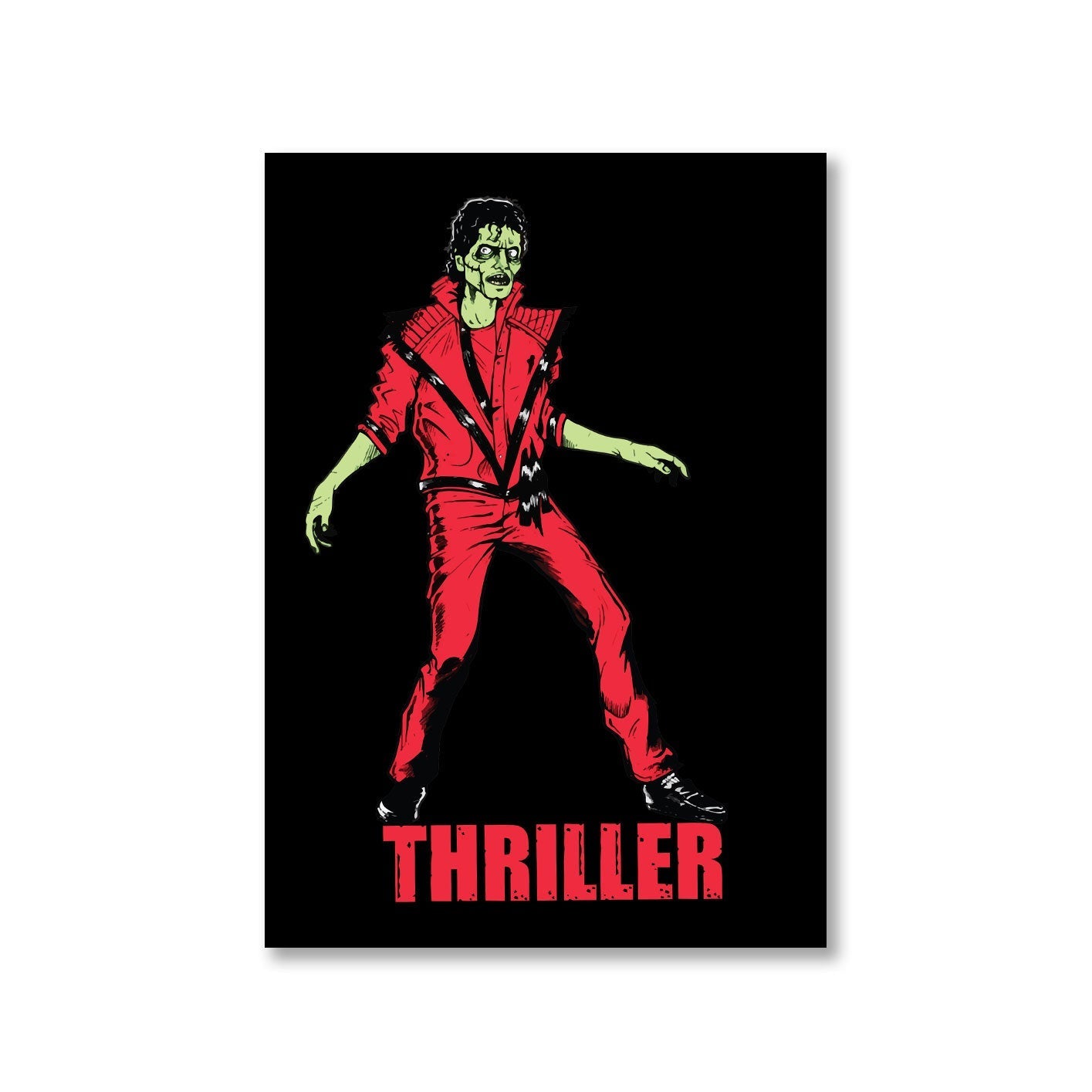 michael jackson thriller poster wall art buy online united states of america usa the banyan tee tbt a4