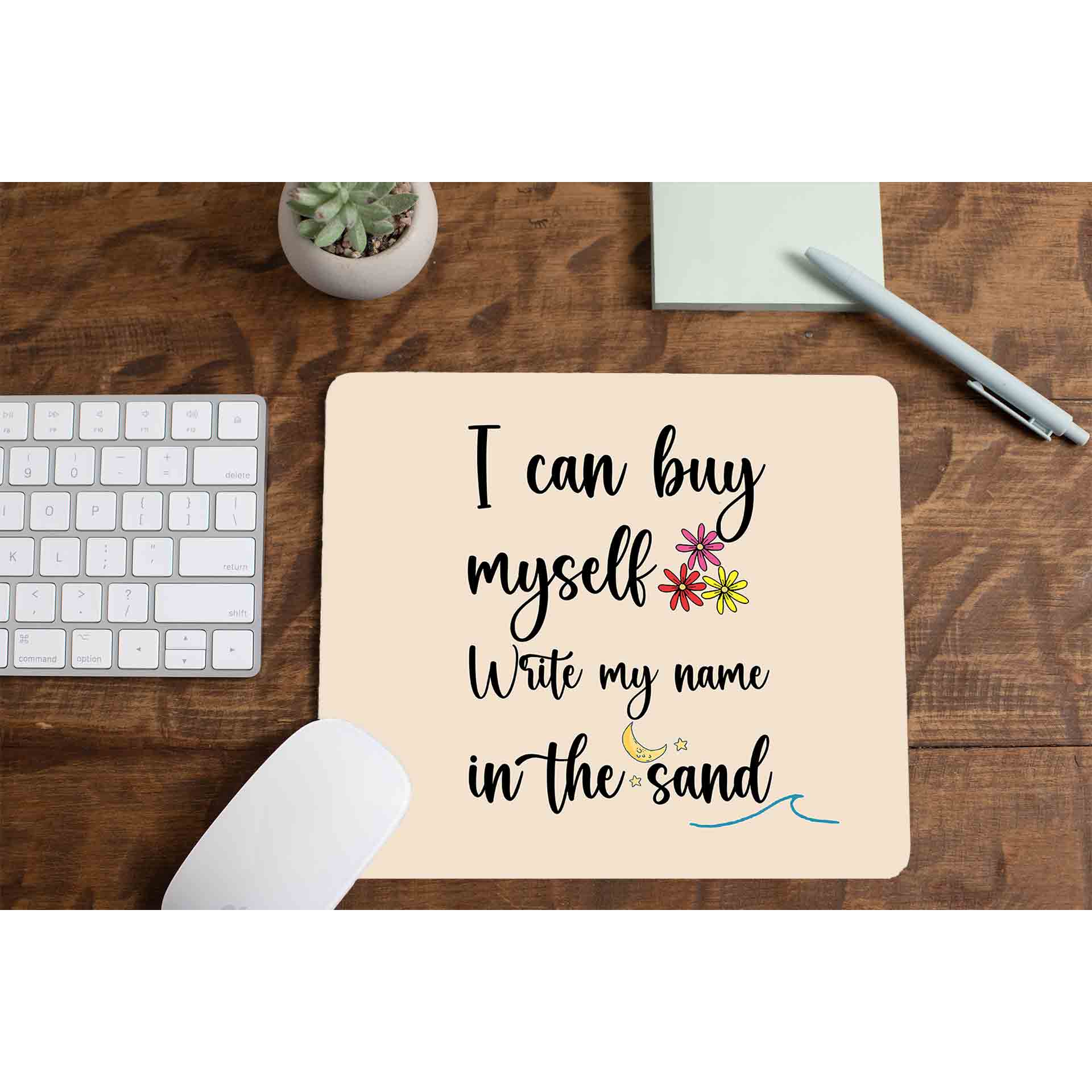 miley cyrus flowers mousepad logitech large anime music band buy online united states of america usa the banyan tee tbt men women girls boys unisex  i can buy myself flowers