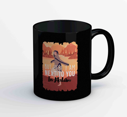 miley cyrus malibu mug coffee ceramic music band buy online usa united states of america the banyan tee tbt men women girls boys unisex  but here i am next to you in malibu