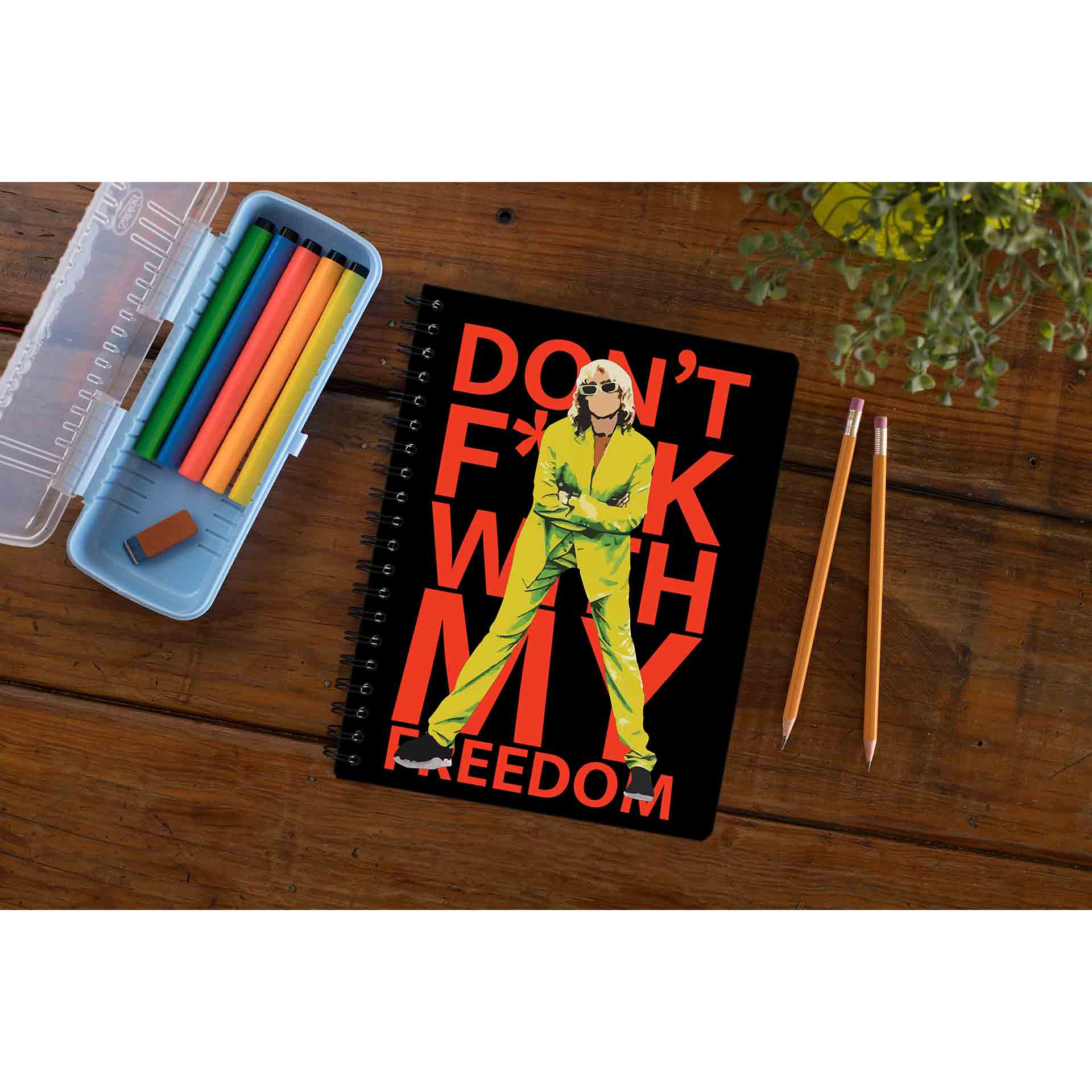 miley cyrus mother's daughter notebook notepad diary buy online united states of america usa the banyan tee tbt unruled don't fuck with my freedom