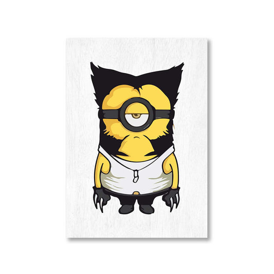 minions poster - wolverine the banyan tee tbt wall design digital canva maker united states of america usa online buy wall art for bedroom designs home walls décor