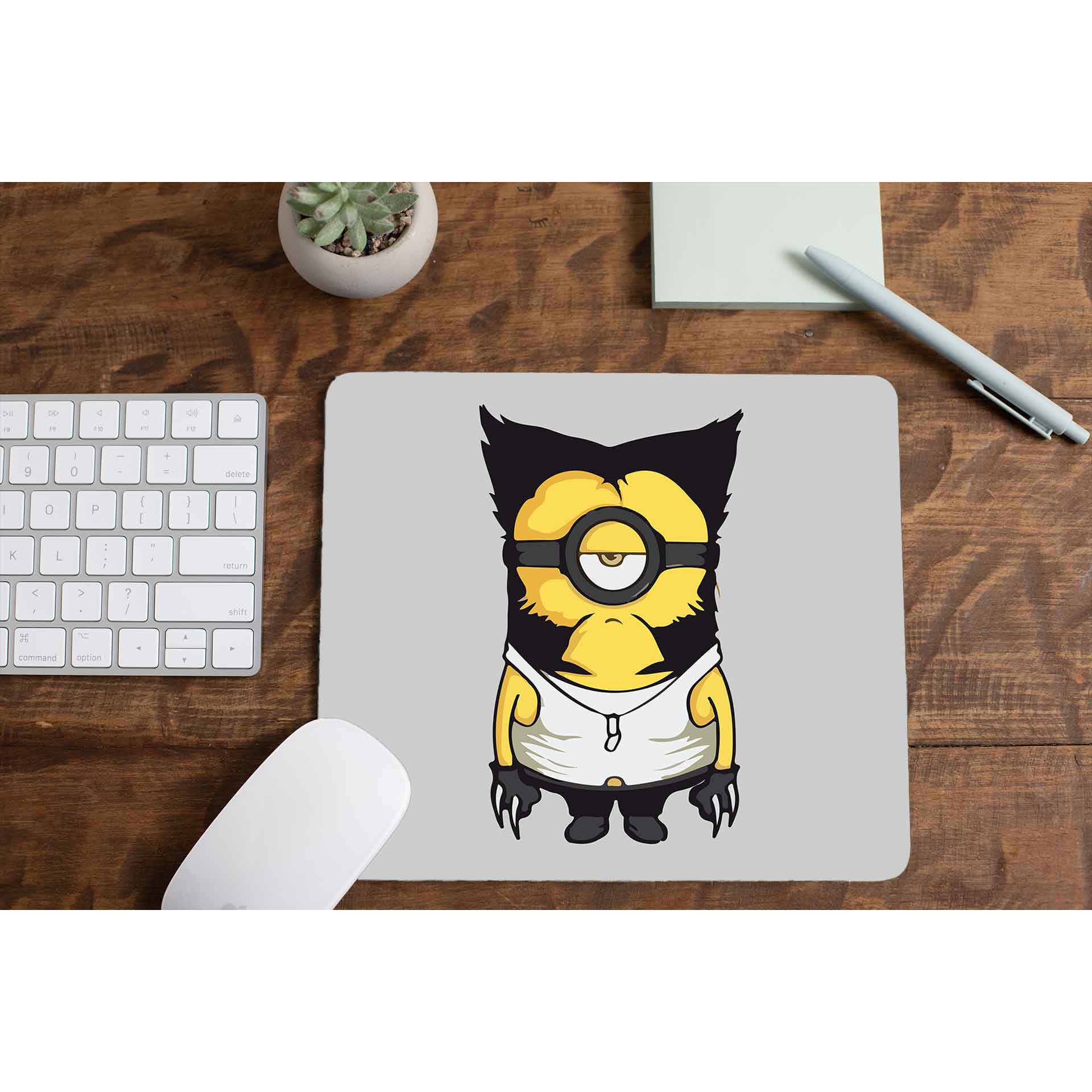 minions mousepad - wolverine the banyan tee tbt gaming large logitech flipkart online amazon laptop mouse pad