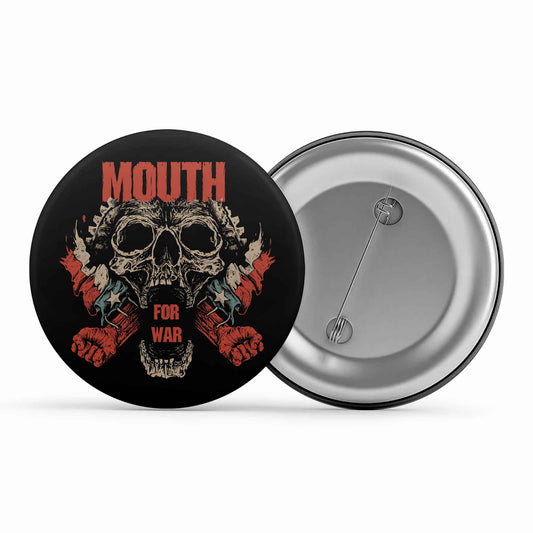 pantera mouth for war badge pin button music band buy online united states of america usa the banyan tee tbt men women girls boys unisex