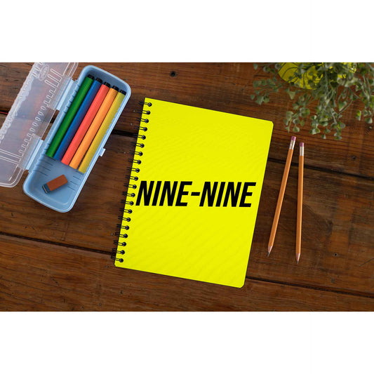 brooklyn nine-nine nine-nine notebook notepad diary buy online united states of america usa the banyan tee tbt unruled detective jake peralta terry charles boyle gina linetti andy samberg merchandise clothing acceessories
