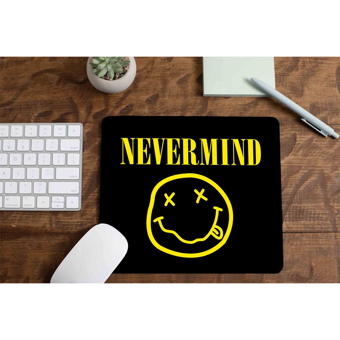 nirvana nevermind mousepad logitech large anime music band buy online united states of america usa the banyan tee tbt men women girls boys unisex