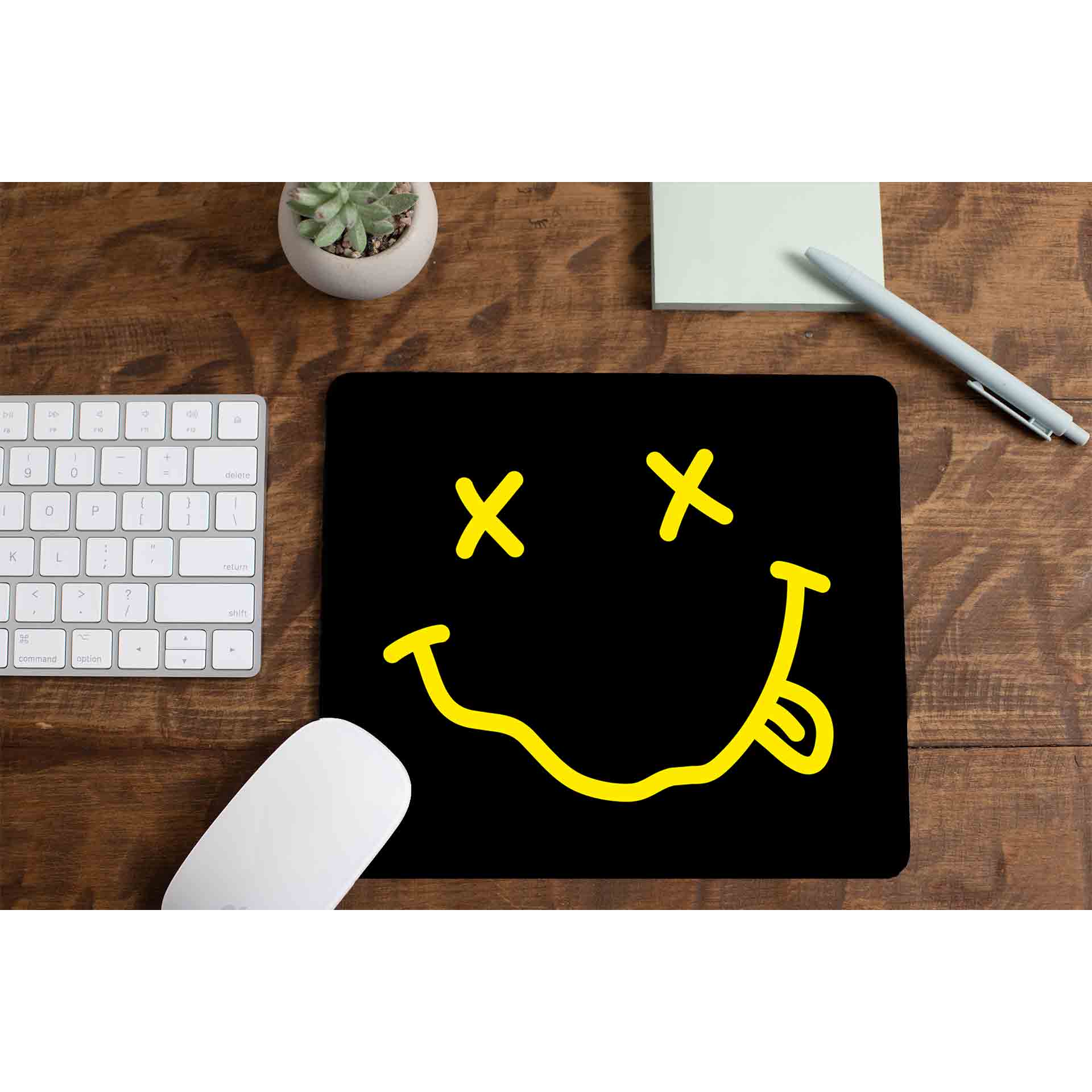 nirvana the grin mousepad logitech large anime music band buy online united states of america usa the banyan tee tbt men women girls boys unisex