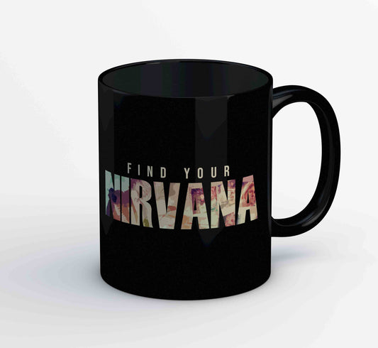 nirvana find your nirvana mug coffee ceramic music band buy online usa united states of america the banyan tee tbt men women girls boys unisex