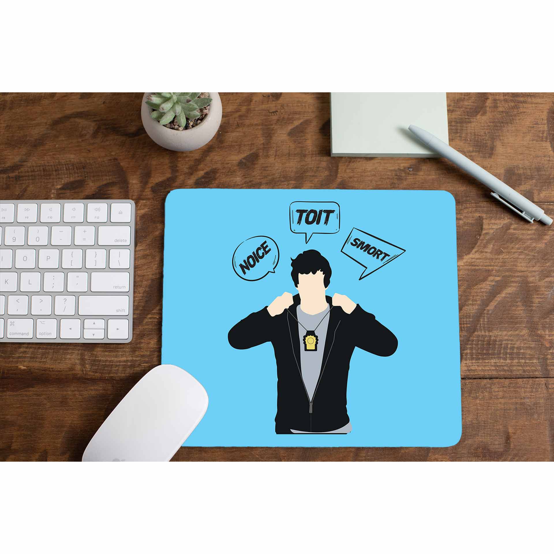 brooklyn nine-nine noice toit smort mousepad logitech large anime buy online united states of america usa the banyan tee tbt men women girls boys unisex  detective jake peralta terry charles boyle gina linetti andy samberg merchandise clothing acceessories