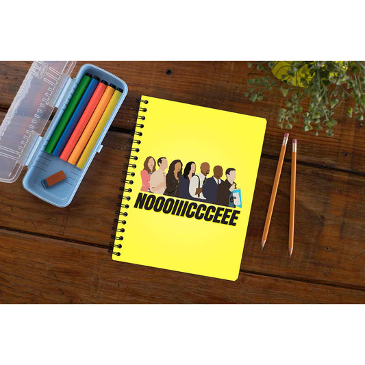 brooklyn nine-nine noooiiiccceee notebook notepad diary buy online united states of america usa the banyan tee tbt unruled detective jake peralta terry charles boyle gina linetti andy samberg merchandise clothing acceessories