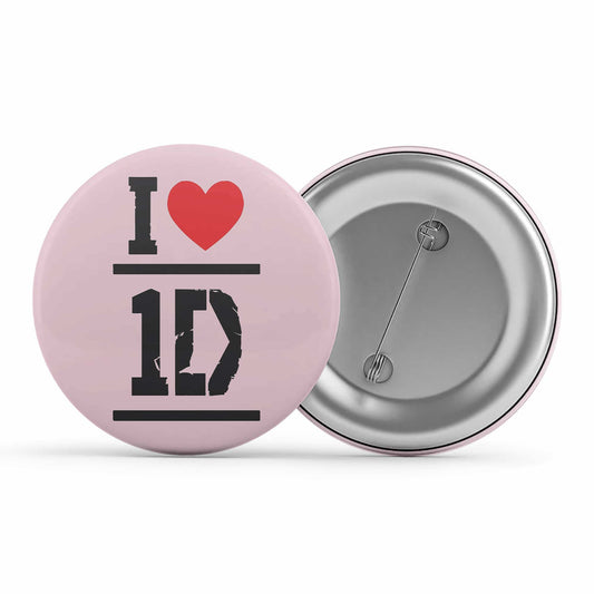 one direction i love 1d badge pin button music band buy online united states of america usa the banyan tee tbt men women girls boys unisex