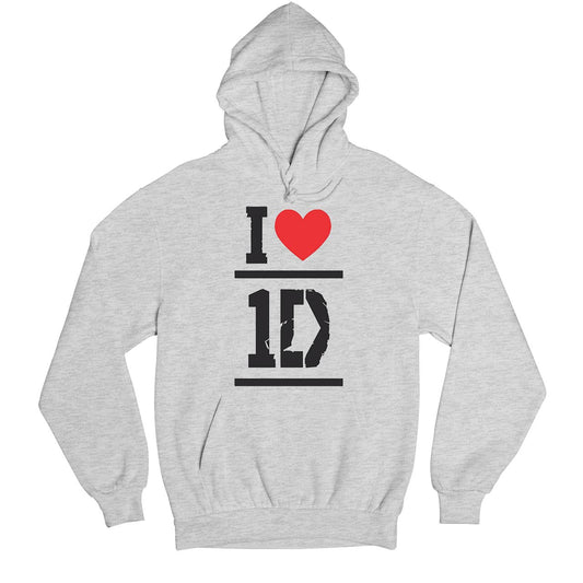 one direction i love 1d hoodie hooded sweatshirt winterwear music band buy online usa united states of america the banyan tee tbt men women girls boys unisex gray