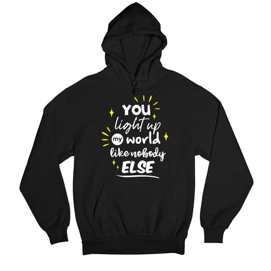 one direction you light up my world hoodie hooded sweatshirt winterwear music band buy online usa united states of america the banyan tee tbt men women girls boys unisex black