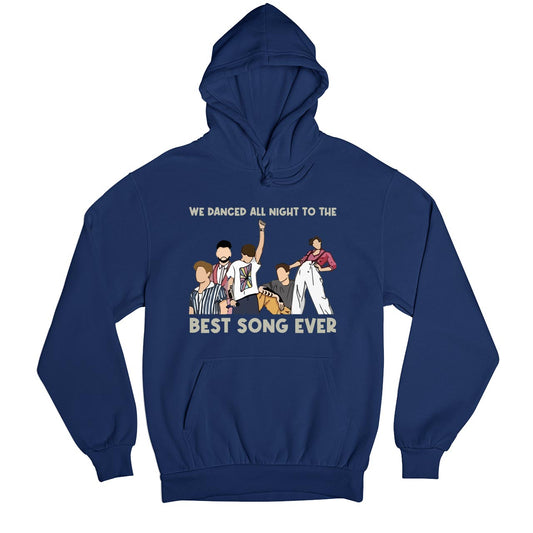 one direction best song ever hoodie hooded sweatshirt winterwear music band buy online usa united states of america the banyan tee tbt men women girls boys unisex navy