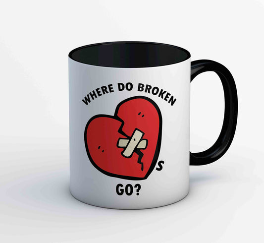 one direction where do broken hearts go mug coffee ceramic music band buy online usa united states of america the banyan tee tbt men women girls boys unisex