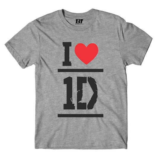 one direction i love 1d t-shirt music band buy online usa united states the banyan tee tbt men women girls boys unisex gray