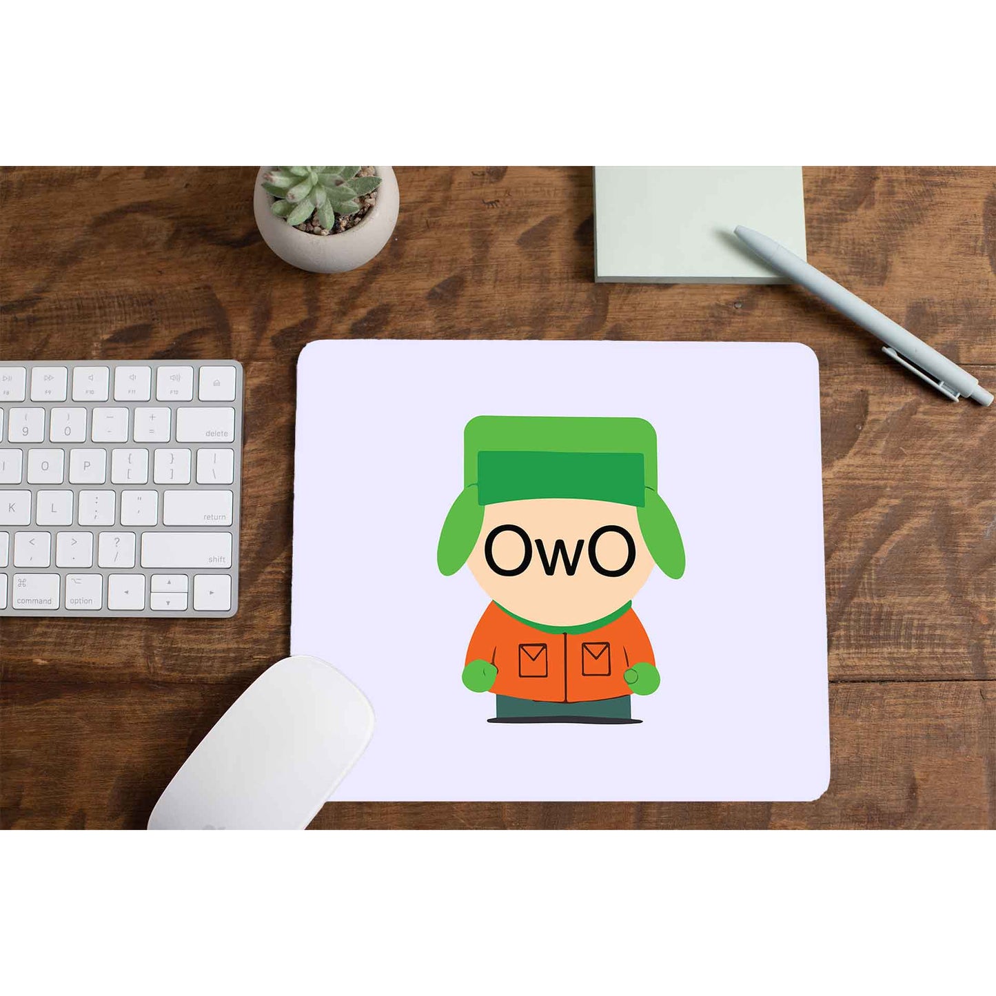 south park owo mousepad logitech large anime tv & movies buy online united states of america usa the banyan tee tbt men women girls boys unisex  south park kenny cartman stan kyle cartoon character illustration owo