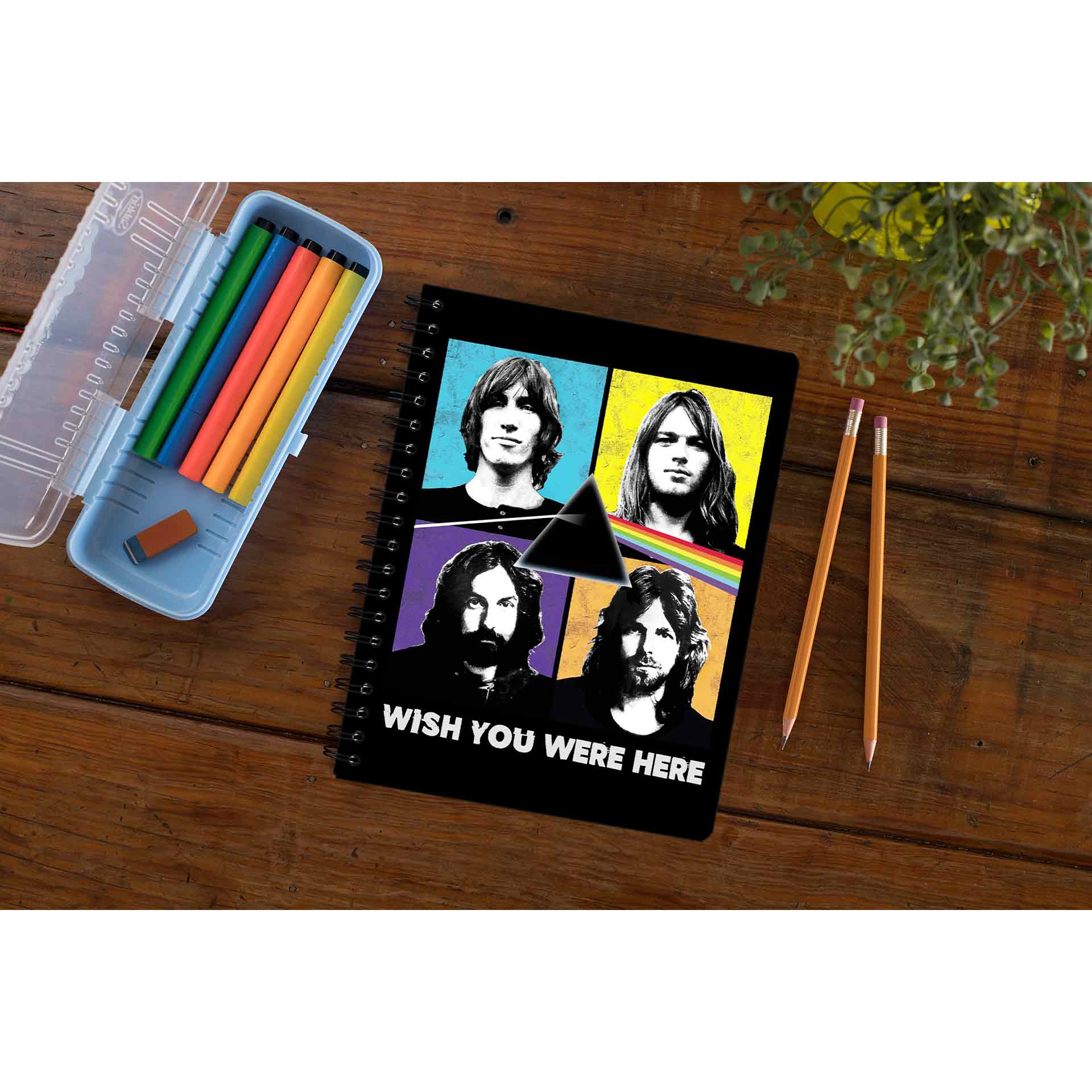 Wish You Were Here Pink Floyd Notebook Notebook The Banyan Tee TBT