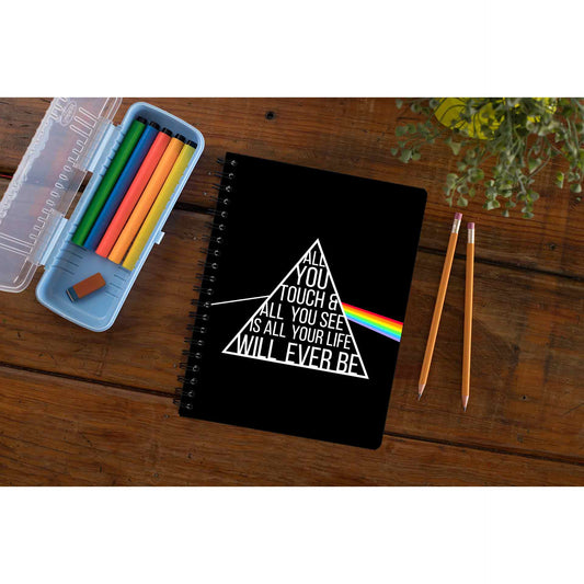 Breathe Pink Floyd Notebook Notebook The Banyan Tee TBT