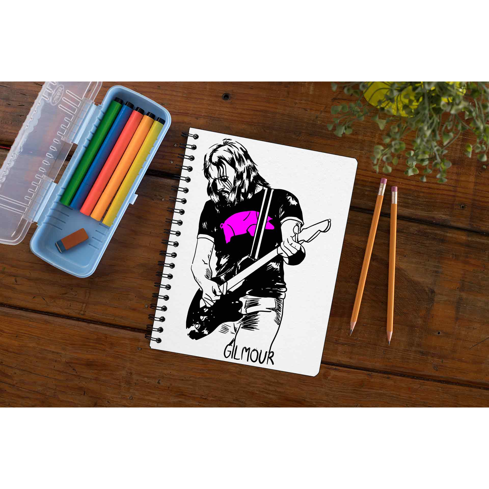 Pink Floyd Notebook - David Gilmour Notebook The Banyan Tee TBT