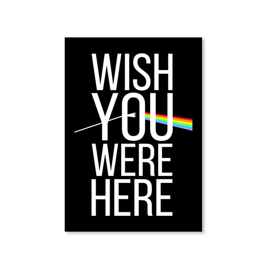 Wish You Were Here Pink Floyd Poster Posters Wallart Framed Unframed Laminated Art Wall Room Décor Big online united states of america usa The Banyan Tee TBT