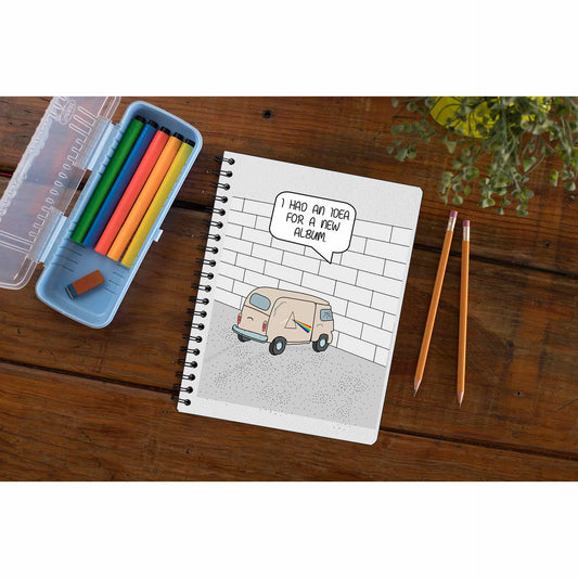 The Wall Pink Floyd Notebook Notebook The Banyan Tee TBT