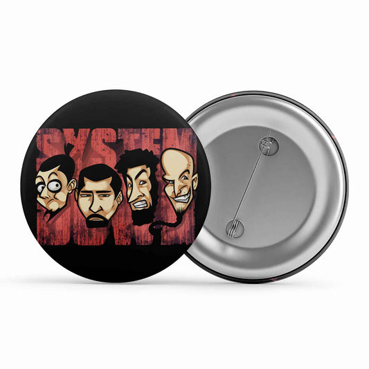 system of a down pop art badge pin button music band buy online united states of america usa the banyan tee tbt men women girls boys unisex