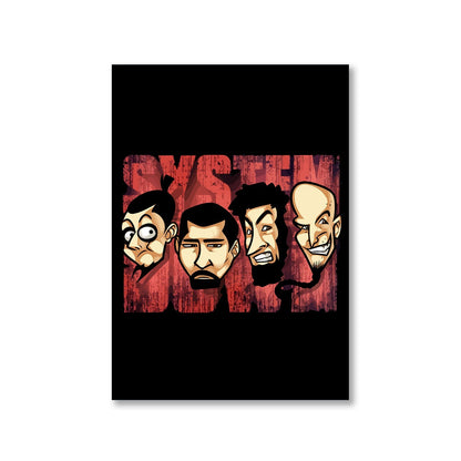 system of a down pop art poster wall art buy online united states of america usa the banyan tee tbt a4