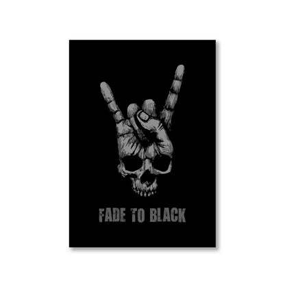 Metallica Poster - Fade To Black Posters The Banyan Tee TBT