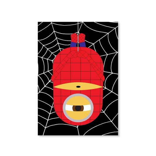 minions poster - spider min spider man the banyan tee tbt wall design digital canva maker united states of america usa online buy wall art for bedroom designs home walls décor