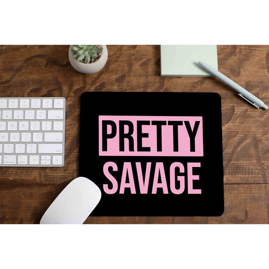 black pink pretty savage mousepad logitech large anime music band buy online united states of america usa the banyan tee tbt men women girls boys unisex  song k pop jennie lisa jisoo rose