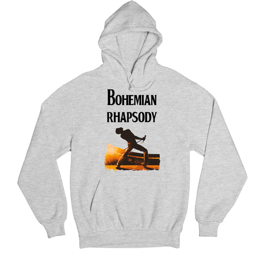 queen bohemian rhapsody hoodie hooded sweatshirt winterwear music band buy online usa united states of america the banyan tee tbt men women girls boys unisex gray