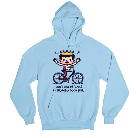 queen don't stop me now hoodie hooded sweatshirt winterwear music band buy online usa united states of america the banyan tee tbt men women girls boys unisex baby blue