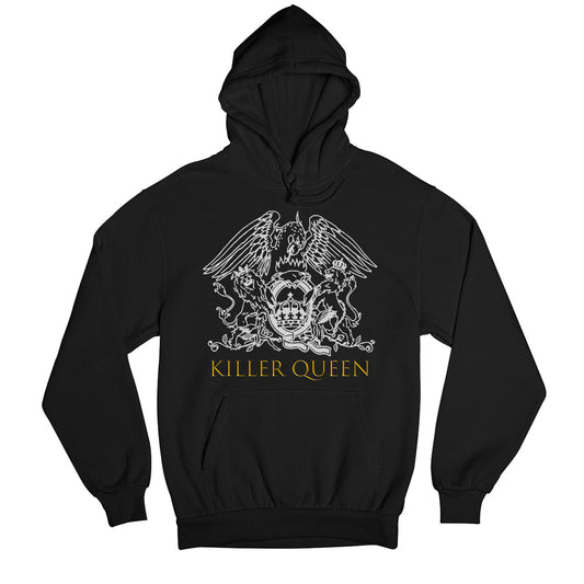 queen killer queen hoodie hooded sweatshirt winterwear music band buy online usa united states of america the banyan tee tbt men women girls boys unisex black