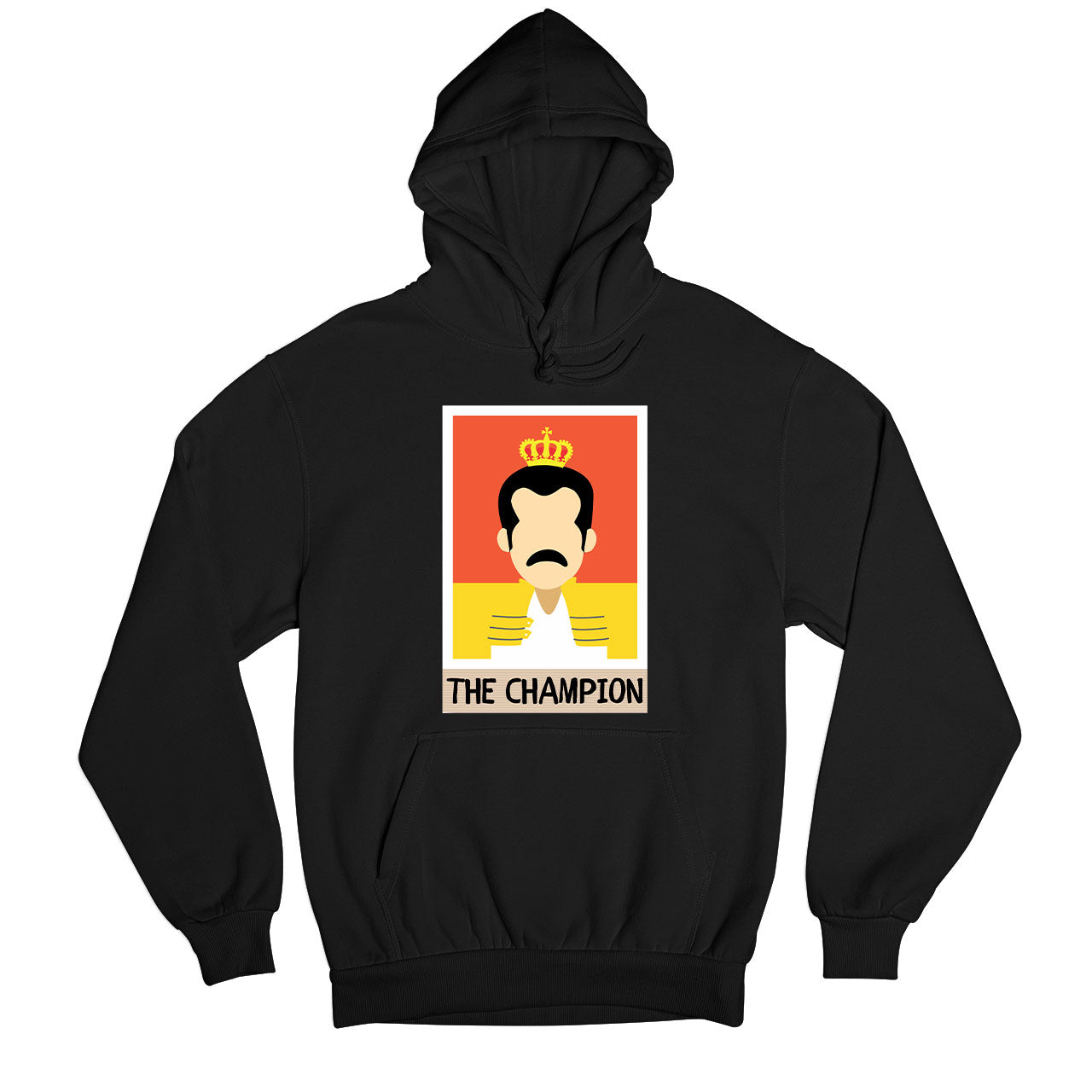 queen the champion hoodie hooded sweatshirt winterwear music band buy online usa united states of america the banyan tee tbt men women girls boys unisex black