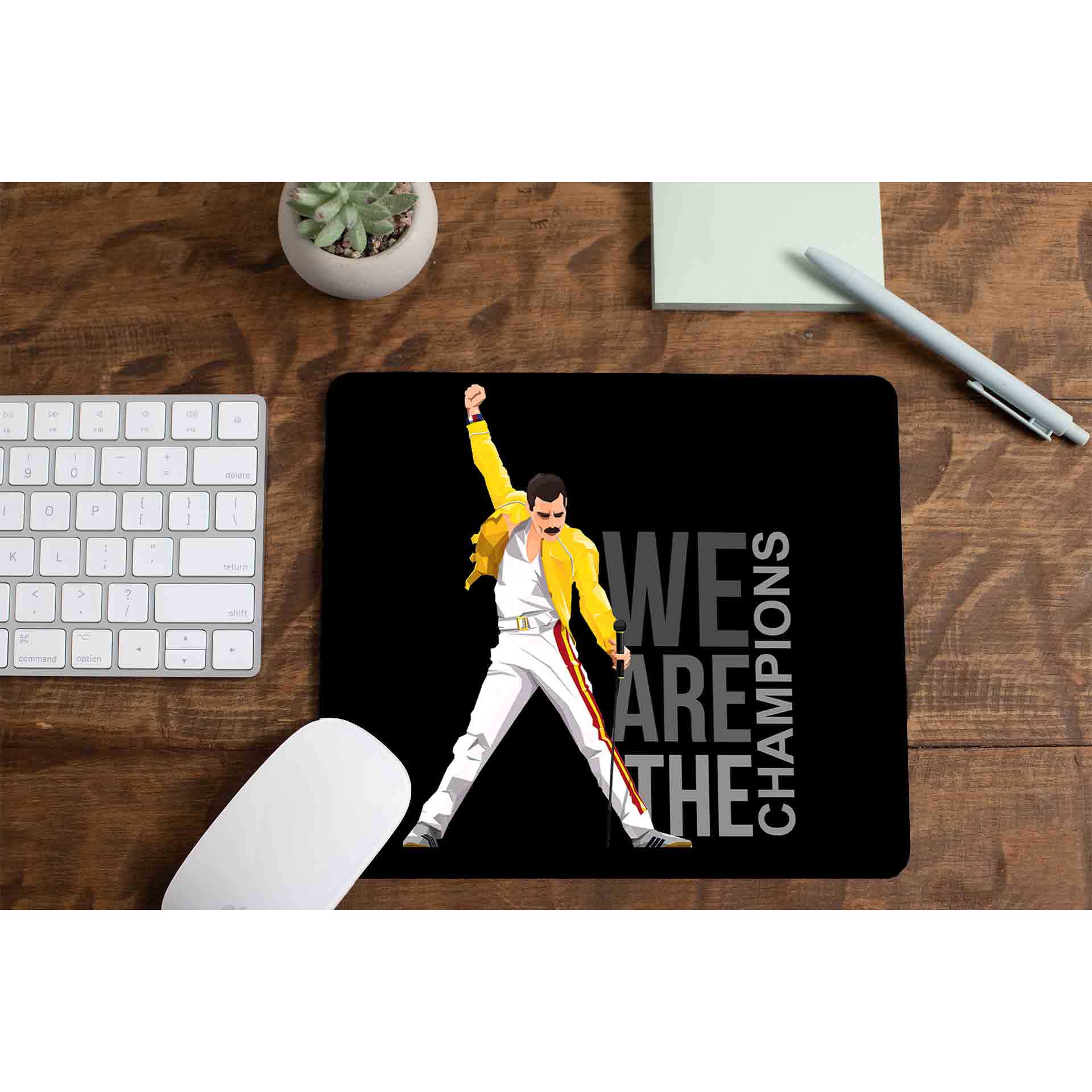 queen we are the champions mousepad logitech large anime music band buy online united states of america usa the banyan tee tbt men women girls boys unisex