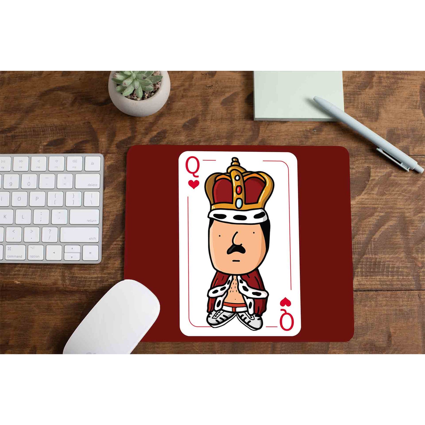 queen the queen card mousepad logitech large anime music band buy online united states of america usa the banyan tee tbt men women girls boys unisex