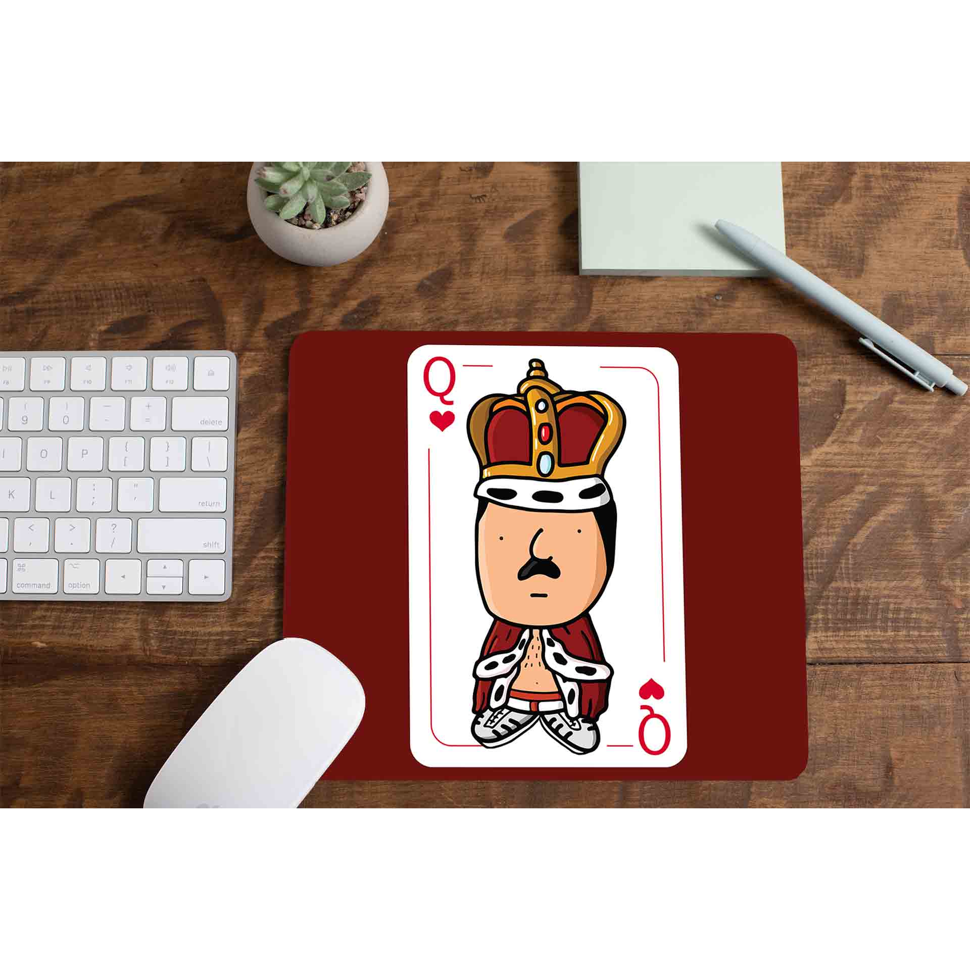 queen the queen card mousepad logitech large anime music band buy online united states of america usa the banyan tee tbt men women girls boys unisex