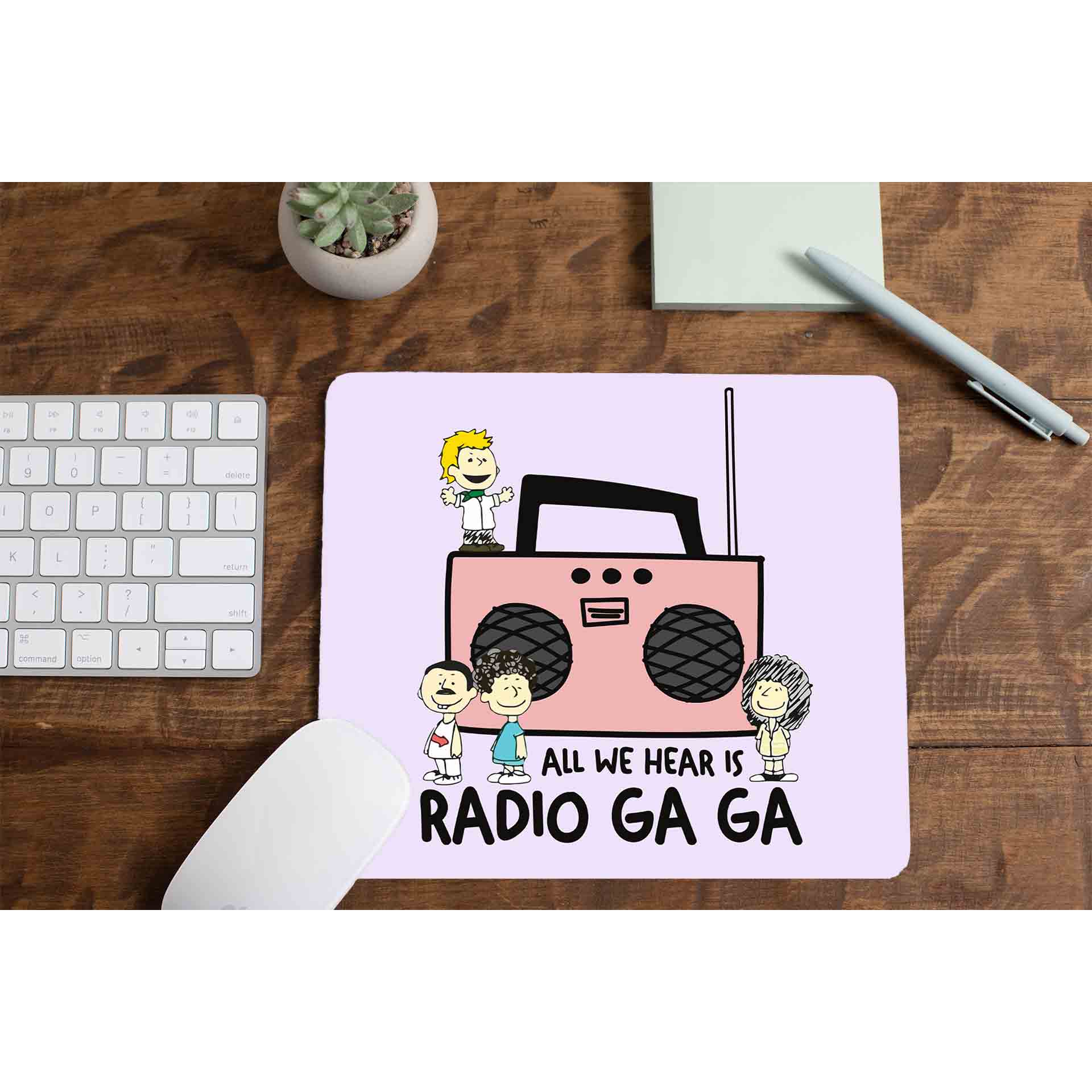 queen radio ga ga mousepad logitech large anime music band buy online united states of america usa the banyan tee tbt men women girls boys unisex